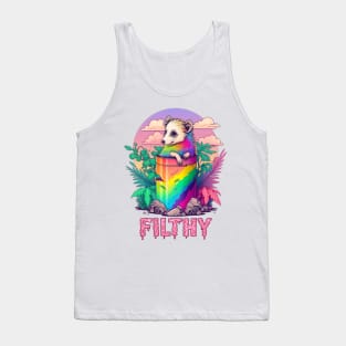 Filthy --- Possum Lover Design Tank Top